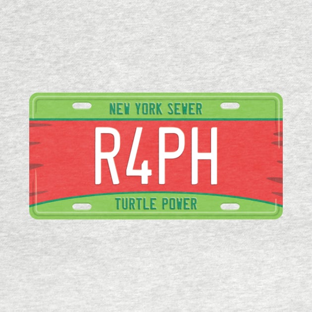 Raphael License Plate by DCLawrenceUK